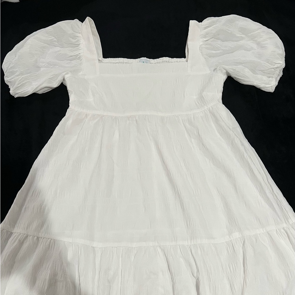 White Midi Dress
